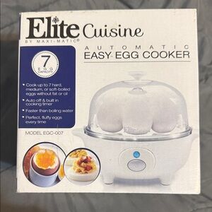 Automatic Egg Cooker - White